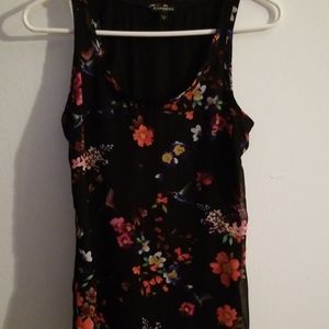 Flowery tank top blouse
